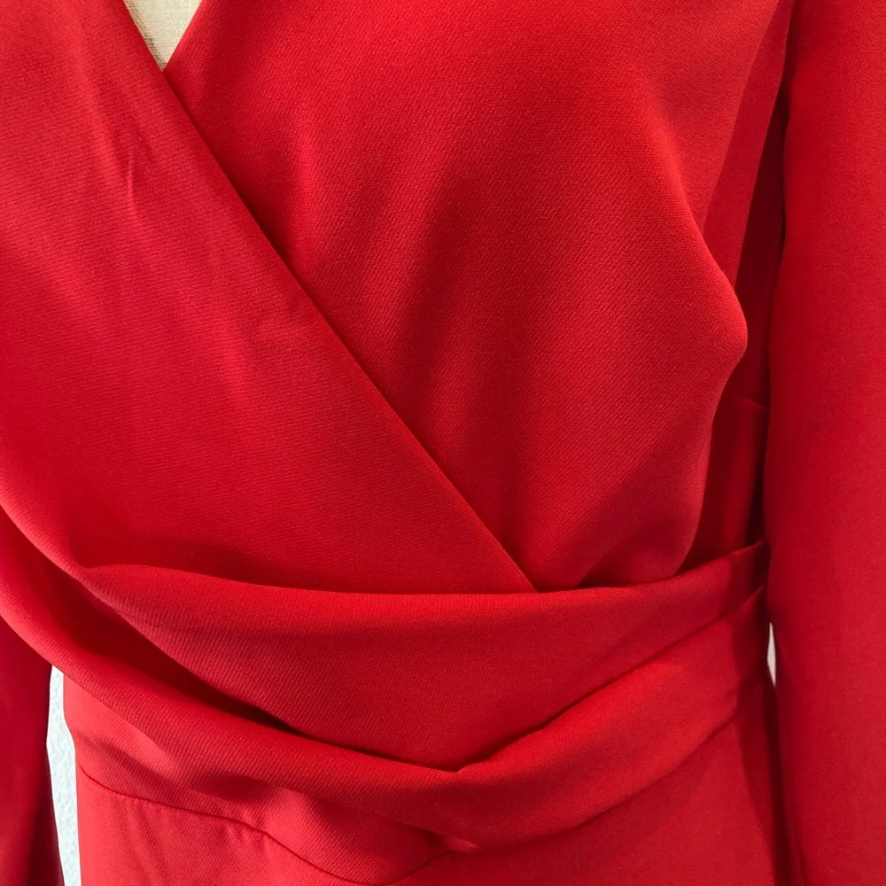 Ralph Lauren Red V-Neck Long Sleeve Sheath Dress W 33/hips 42/lgth 39
Bust 38 - Picture 2 of 4
